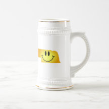 Nebraska Smiley Face Mugs