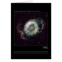 Nebula NGC 6369 The Little Ghost Hubble Telescope Cards