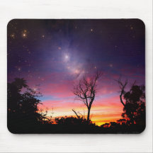 Nebula space galaxy Mousepad