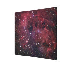 Nébuleuse de l'émission IC410 dans Auriga Impression Sur Toile