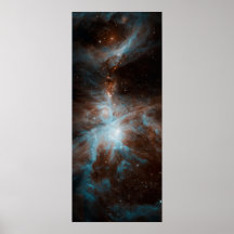 Nébuleuse d'Orion du télescope spatial de Spitzer Posters