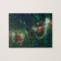 Nébuleuses de coeur et d'âme IC 1848, dans le Cass Puzzle Avec Photo