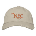 NEC Distressed Chino Embroidered Hat embroidered hats