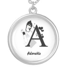 Necklace Alphabet A