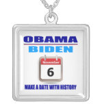 Necklace - Obama/Biden - Make A Date With History