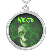 Necklace: Sterling Silver Plate Wicked Necklace
