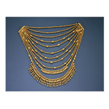 Necklace with bells postcard