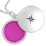 Necklace with HOT Pink Background