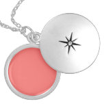 Necklace with Salmon Pink Background