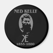 Ned Kelly Design Magnet