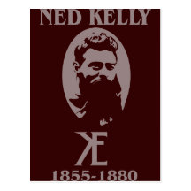 Ned Kelly Design Post Cards
