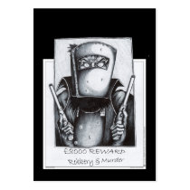 Ned Kelly: Wanted business cards