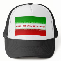 Neda - We will not forget Mesh Hats