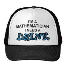Need a Drink - Mathematician Mesh Hats