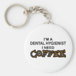 Need Coffee - Dental Hygienist Keychain