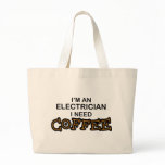 Need Coffee - Electrician Canvas Bags