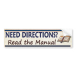 Need Directions?  Read the Manual