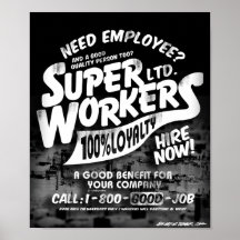 need employee? posters