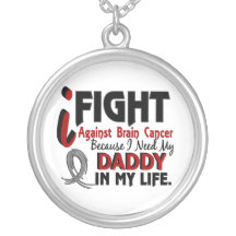 Need My Daddy Brain Cancer Pendant