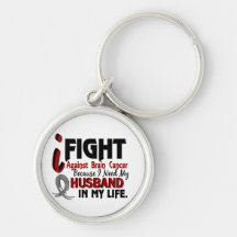 Need My Husband Brain Cancer Keychains