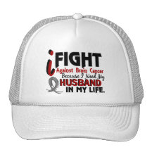 Need My Husband Brain Cancer Trucker Hat