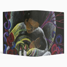 Need not Suffer Alone - Sickle Cell Art 3 Ring Binders