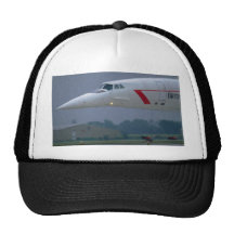 Needle nose of a British Airways Concorde Trucker Hat