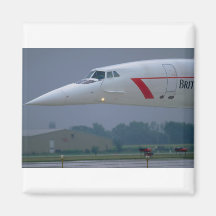 Needle nose of a British Airways Concorde Fridge Magnets