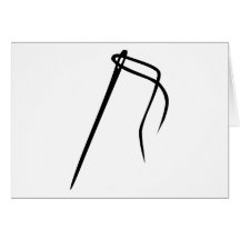 Needle - thread card