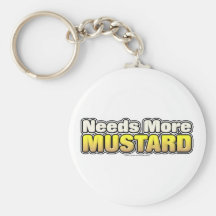 Needs More Mustard Key Chain