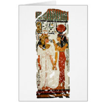 Nefertari avec ISIS Carte De Vœux