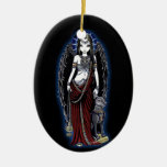 "Nefertari" Gothic Egyptian Angel Art Ornament