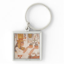 Nefertari Making an Offering keychains