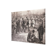 Negro Baptism in the United States canvas prints