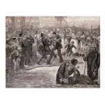 Negro Baptism in the United States Postcard