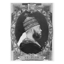 Negus of Ethiopia, Menelik II postcards