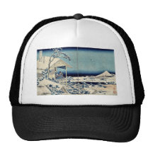 Neige chez Koishikawa par Katsushika, Hokusai Ukiy Casquettes De Camionneur