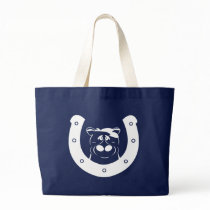 Neigh Luck Horse Tote Bags