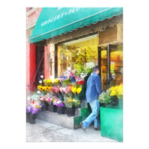 Neighborhood Flower Shop Custom Announcements