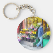 Neighborhood Flower Shop Key Chain