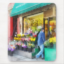 Neighborhood Flower Shop Mousepads