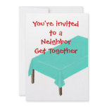 Neighbour Get Together Invitations, customize