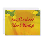 Neighbourhood Block Party! Invitations Annoucement