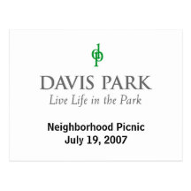 Neighbourhood PicnicJuly 19, 2007 Post Cards