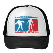 Neighbourhood Zombie Watch - Red and Blue Mesh Hats
