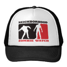 Neighbourhood Zombie Watch - Red Mesh Hat