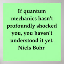 neils bohr quote poster