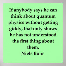 neils bohr quote posters