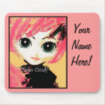 Neko Girl, Candy, mousepad, customizable  template