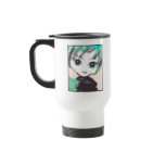 Neko Girl, Oko, Travelers White Coffee Cup Thermos mugs